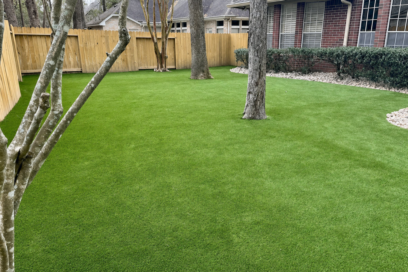 Residential turf installation in Eureka, CA